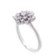 Sterling Silver Cubic Zirconia Ring “Frozen Light III”
