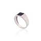 Men's Sterling Silver Onyx Ring “Bastian”