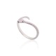 Sterling Silver Cubic Zirconia Ring “Serpent Tempter”