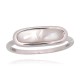 Sterling Silver Mother of Pearl Ring “Opaline Dawn”