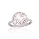 Sterling Silver Cubic Zirconia and Mother of Pearl Ring “Star Cluster”