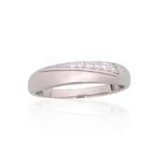 Sidabrinis žiedas su cirkoniais „Kristalo Takas IX“