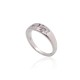 Sterling Silver Cubic Zirconia Ring “Louise V”