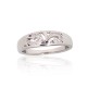 Sterling Silver Cubic Zirconia Ring “Louise V”