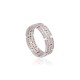 Sterling Silver Cubic Zirconia Ring “Mosaic II”