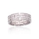 Sterling Silver Cubic Zirconia Ring “Mosaic II”