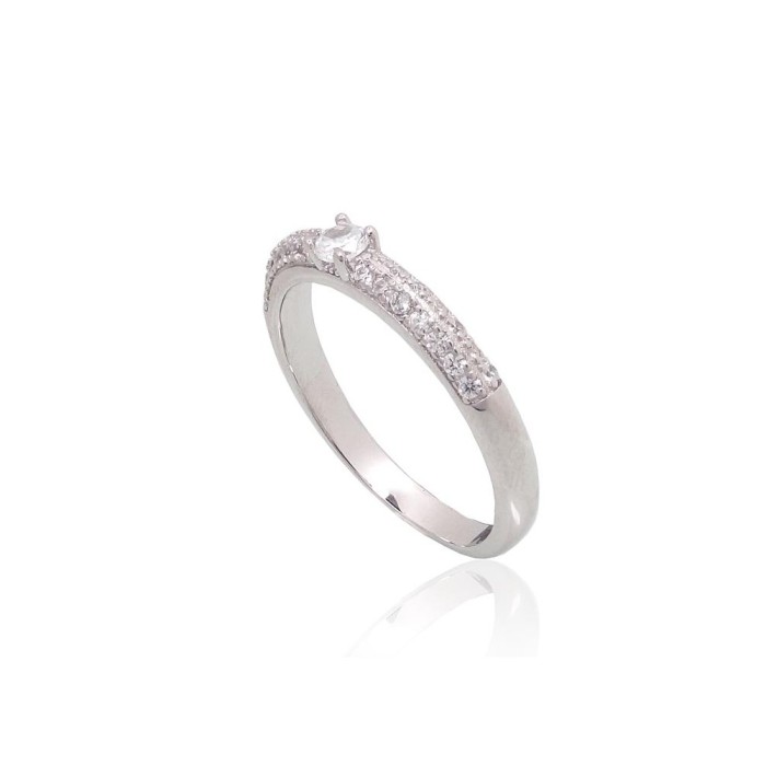 Sterling Silver Cubic Zirconia Ring “Tokyo IV”