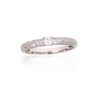 Sterling Silver Cubic Zirconia Ring “Tokyo IV”