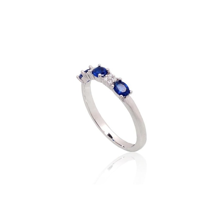 Sterling Silver Cubic Zirconia Ring “Camellia III”