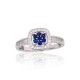 Sterling Silver Cubic Zirconia Ring “Stone Flower II”