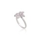 Sterling Silver Cubic Zirconia Ring “Flower II”