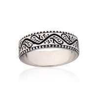 Серебряное кольцо «Дамасская Лоза II»