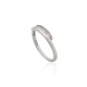 Sterling Silver Cubic Zirconia Ring “Moonlit Path”