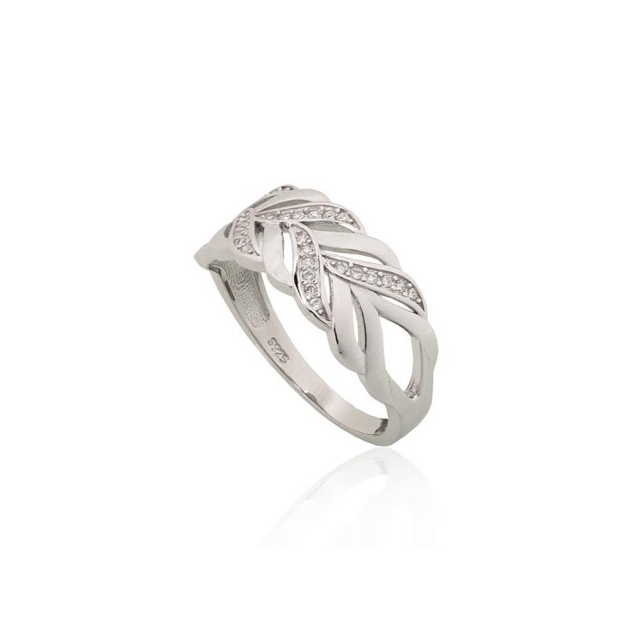 Sterling Silver Cubic Zirconia Ring “Louise VIII”