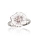 Sterling Silver Cubic Zirconia and Enamel Ring “Tango II”