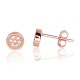 Children's Sterling Silver Cubic Zirconia Stud Earrings “Cruise II”