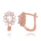 925 Sterling Silver Cubic Zirconia Earrings “Ferro XII”