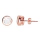 Children's Sterling Silver Cubic Zirconia Stud Earrings “Rainbow”