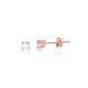 Children's Sterling Silver Cubic Zirconia Stud Earrings “Junona XXIII”