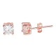 Children's Sterling Silver Cubic Zirconia Stud Earrings “Junona XXI”