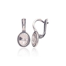 Серебряные серьги 925 пробы «Риволи»