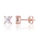 925 Sterling Silver Cubic Zirconia Earrings “Prism II”