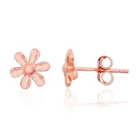 Children's Sterling Silver Stud Earrings “Chamomile”