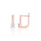 925 Sterling Silver Cubic Zirconia Earrings “Junona IX”