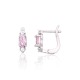 925 Sterling Silver Cubic Zirconia Earrings “Teardrop Glow III”