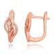 Серебряные серьги 925 пробы «Мелодия IV»
