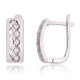 925 Sterling Silver Cubic Zirconia Earrings “Camille VIII”