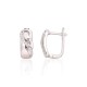 925 Sterling Silver Cubic Zirconia Earrings “Blizzard”