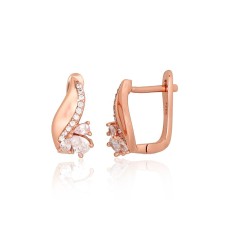 925 Sterling Silver Cubic Zirconia Earrings “City Lights”