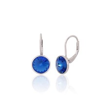 Серебряные серьги 925 пробы «Вортекс X»