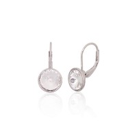 Серебряные серьги 925 пробы «Вортекс XII»