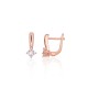 925 Sterling Silver Cubic Zirconia Earrings “Junona XXVI”