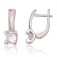 925 Sterling Silver Cubic Zirconia Earrings “Junona XXXIV”