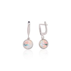 Серебряные серьги 925 пробы «Вортекс II»