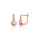 925 Sterling Silver Cubic Zirconia Earrings “Celeste II”