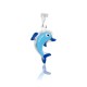 Sterling Silver Enamel Pendant “Dolphin”