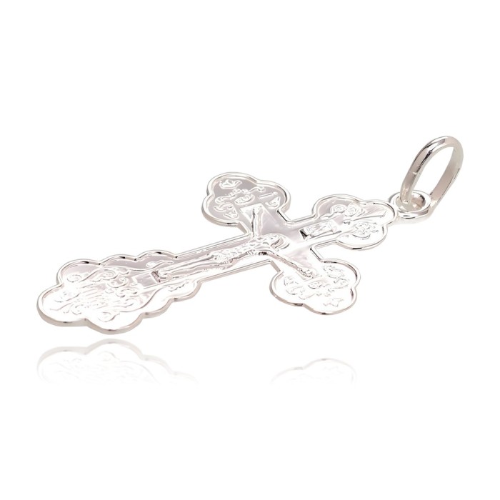 Sterling Silver Cross Pendant “Save and Protect VI”