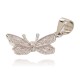 Sidabrinis pakabukas su cirkoniais „Butterfly IV“