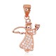 Sterling Silver Cubic Zirconia Pendant “Angel IX”