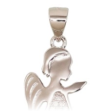 Sterling Silver Cubic Zirconia Pendant “Angel XI”