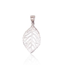 Sterling Silver Pendant “Silver Leaf”