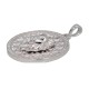 Sterling Silver Cubic Zirconia Pendant “Leo”