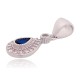 Sterling Silver Cubic Zirconia Pendant “Princess Tear II”