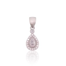 Sterling Silver Cubic Zirconia Pendant “Princess Tear”