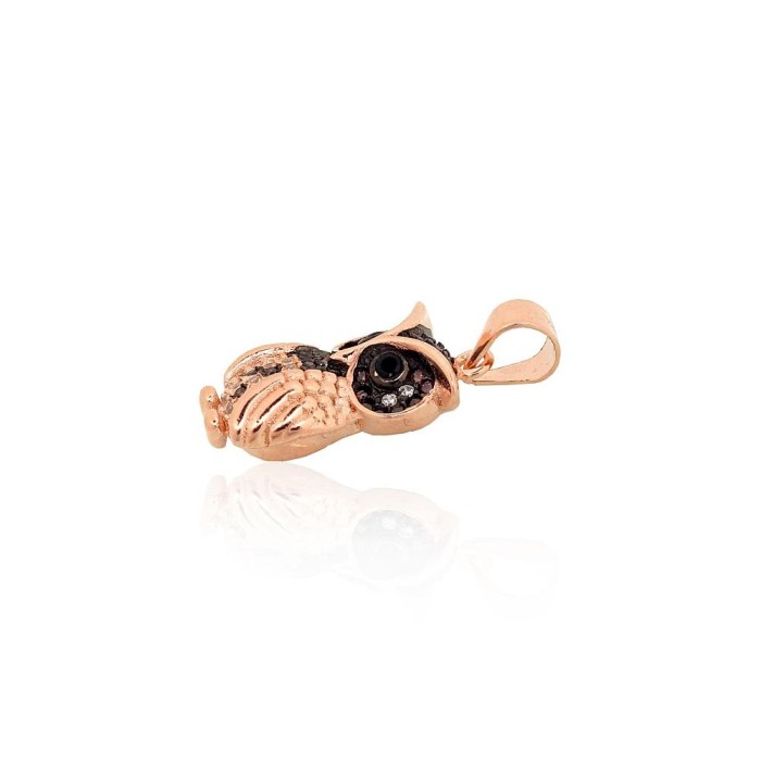 Sterling Silver Cubic Zirconia Pendant “Owlet”