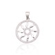 Sterling Silver Cubic Zirconia Pendant “Sun IV”